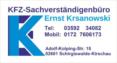Ernst Krsanowski KfZ-Sachverständiger Logo