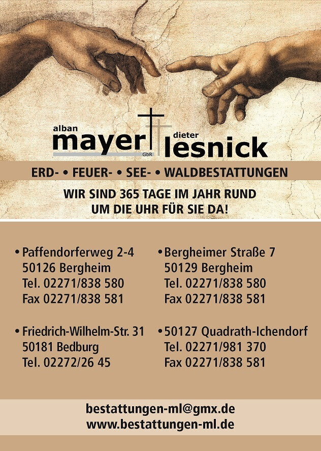 Bilder Bestattungen Mayer & Lesnick GbR
