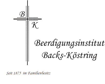 Beerdigungsinstitut Backs-Köstring Logo