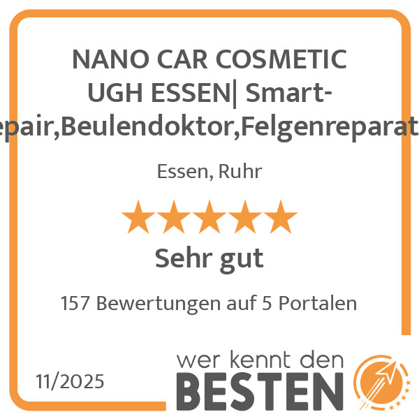 Bilder NANO CAR COSMETIC UGH ESSEN| Smart-Repair,Beulendoktor,Felgenreparatur