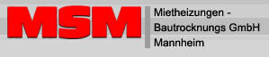 MSM Mietheizungen - Bautrocknungs GmbH Logo