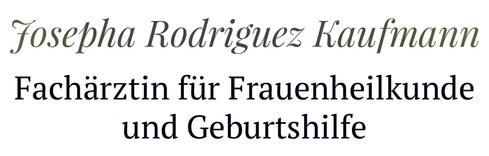 Josepha Rodriguez Fachärztin für Frauenheilkunde und Geburtshilfe Logo