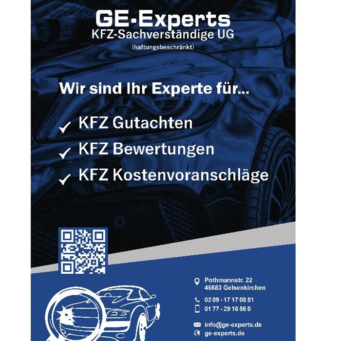 GE Experts Kfz-Sachverständige UG (haftungsbeschränkt) Logo