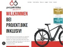 Website Screenshot projekt.bike inklusiv