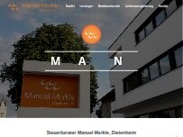 Website Screenshot Manuel Merkle Steuerberater