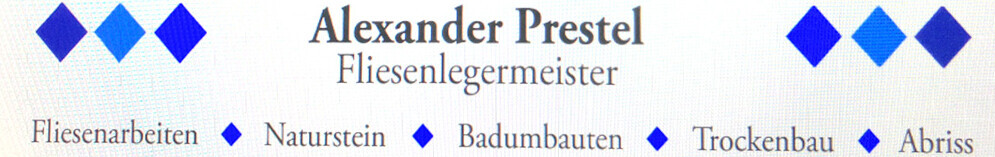 Fliesenlegermeister Alexander Prestel Logo