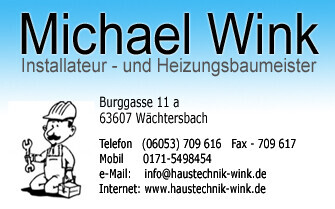 Bilder Michael Wink Installation und Heizungsbau