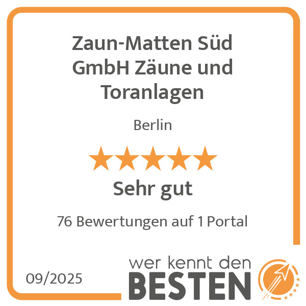 Bilder Zaun-Matten Süd GmbH Zäune und Toranlagen