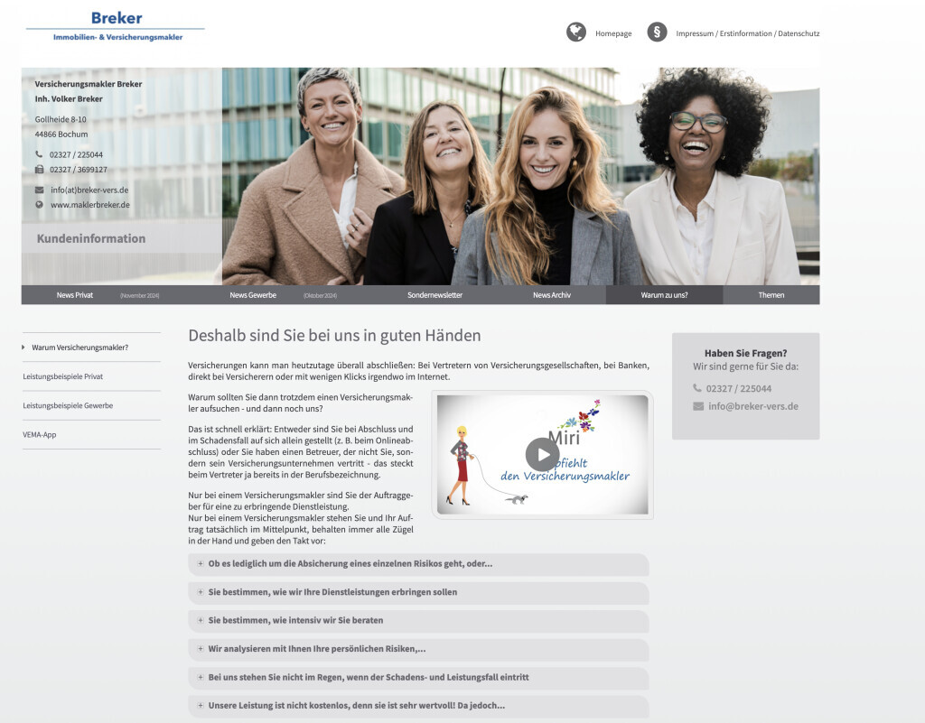Bilder Versicherungsmakler Breker