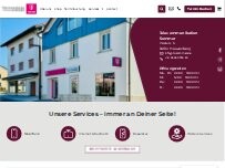 Website Screenshot Telecommunikation Sommer