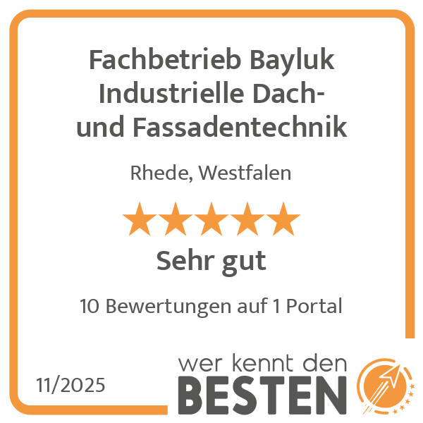 Bilder Fachbetrieb Bayluk Industrielle Dach- und Fassadentechnik