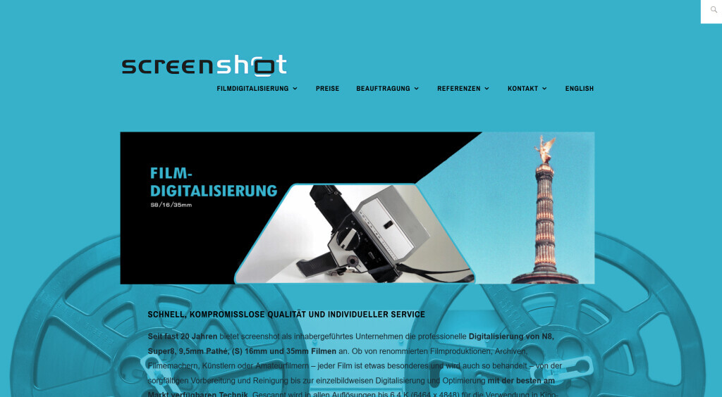 Bilder Screenshot Filmdigitalisierung