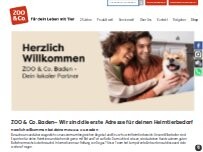 Website Screenshot ZOO & Co. Herzogenaurach