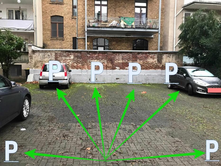 Bilder ampido Parkplatz