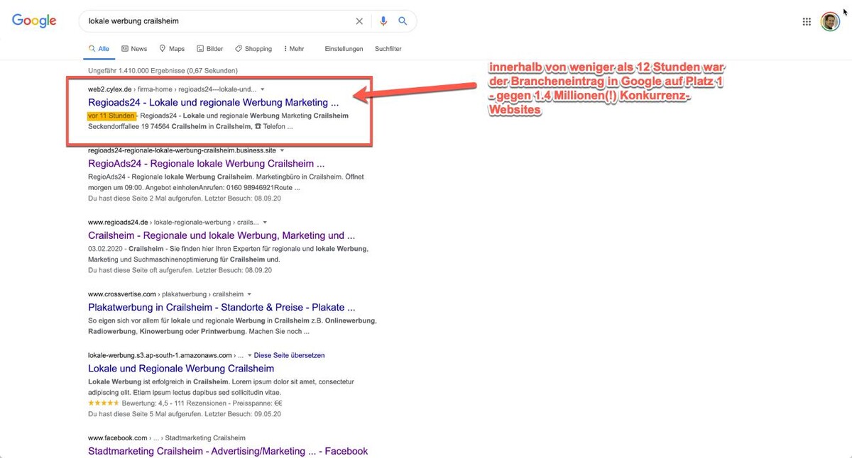 Bilder RegioAds24 - lokale regionale Online-Werbung Digital-Marketing Jobanzeigen SEO Baar-Ebenhausen (Nähe Ingolstadt)