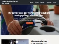 Website Screenshot Hausmeisterservice Schmidt
