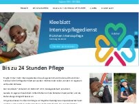 Website Screenshot Kleeblatt Intensivpflegedienst UG