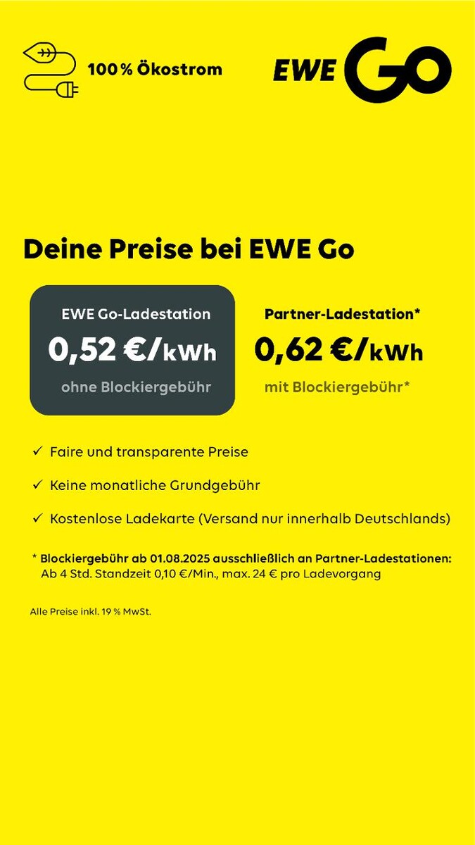 Bilder EWE Go Ladestation