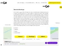 Website Screenshot EWE Go Ladestation