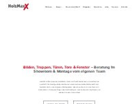 Website Screenshot HolzMaxX - Parkett & Fenster für Rottweil und Villingen-Schwenningen