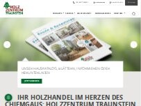 Website Screenshot Holzzentrum Traunstein