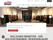 Website Screenshot HolzLand Niemeyer