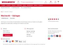 Website Screenshot Woolworth