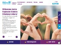 Website Screenshot Regionales Diakonisches Werk an der Dill