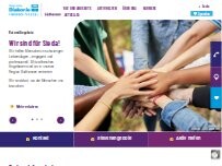 Website Screenshot Regionales Diakonisches Werk Bergstraße