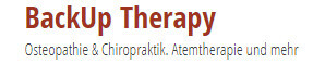 Heilpraktiker Joachim Braun - Back Up Therapy Logo