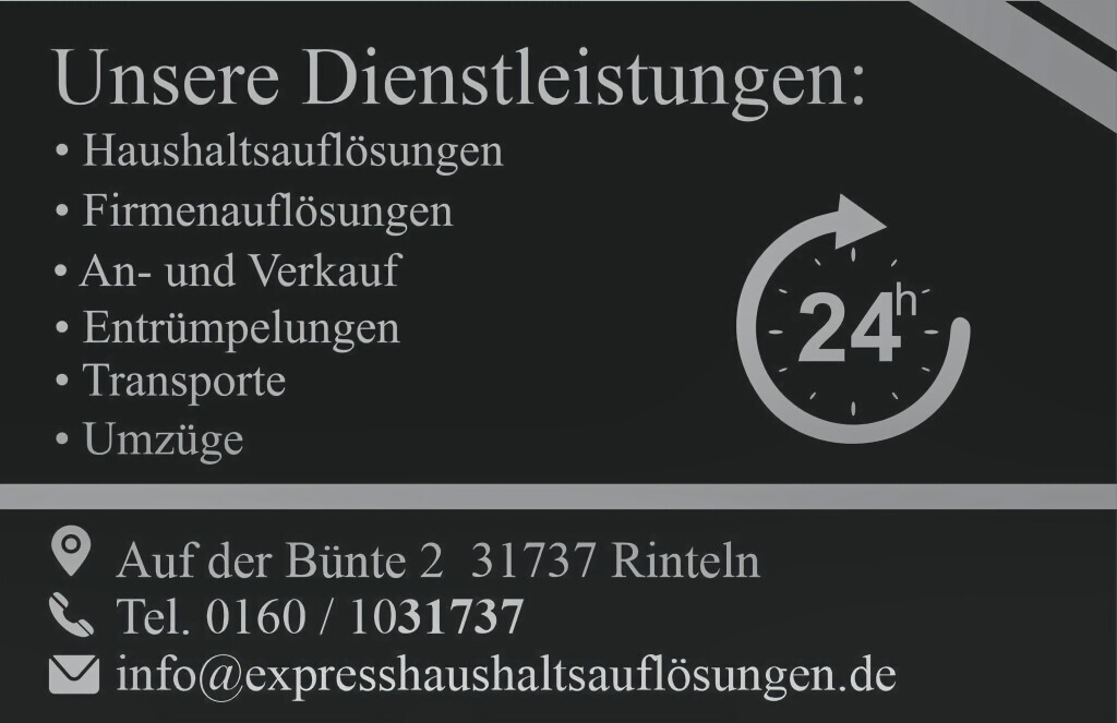 Bilder Express Haushaltsauflösungen Cheikhi & Hartmann GbR