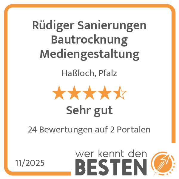 Bilder Rüdiger Sanierungen Bautrocknung Mediengestaltung