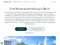 Website Screenshot Robert Half® Personalvermittlung, Zeitarbeitsfirma, Interim Management & Executive Search