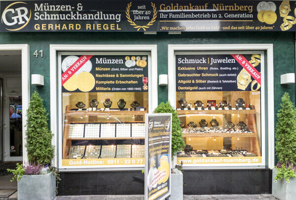 Goldankauf Nürnberg, Münzen- und Schmuckhandlung Logo