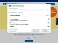 Website Screenshot Raiffeisenbank eG