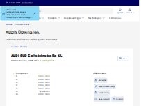 Website Screenshot ALDI SÜD