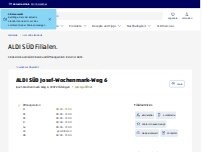 Website Screenshot ALDI SÜD