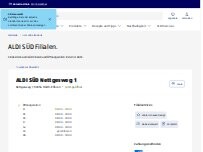 Website Screenshot ALDI SÜD