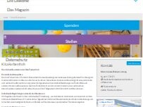 Website Screenshot Ev. Kindertagesstätte Farbenfroh Frankfurt a.M.