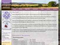 Website Screenshot Evangelische Kindertagesstätte Frechdachs
