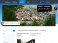 Website Screenshot Ev. Kindergarten Martin Luther King