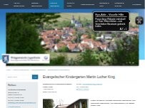 Website Screenshot Ev. Kindergarten Martin Luther King