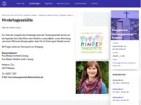 Website Screenshot Evangelischer Kindergarten der Thomasgemeinde
