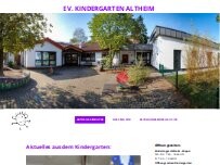 Website Screenshot Evangelischer Kindergarten Altheim