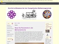Website Screenshot Ev. Kindertagesstätte Bethaniengemeinde Frankfurt a.M.