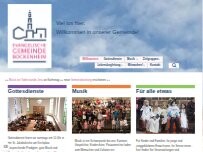 Website Screenshot Ev. Markuskindergarten Bockenheim