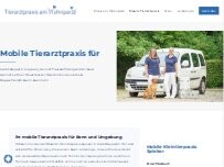 Website Screenshot Mobile Kleintierpraxis Spieker