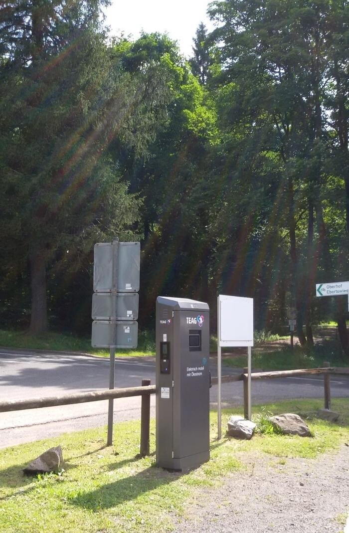Bilder TEAG Mobil-Ladestation