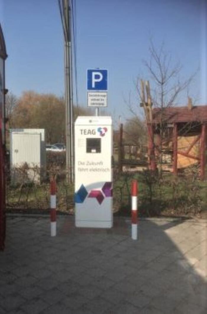 Bilder TEAG Mobil-Ladestation