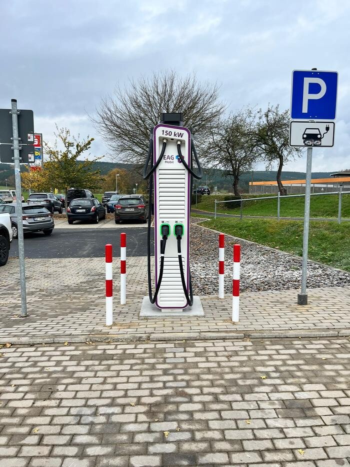 Bilder TEAG Mobil-Ladestation